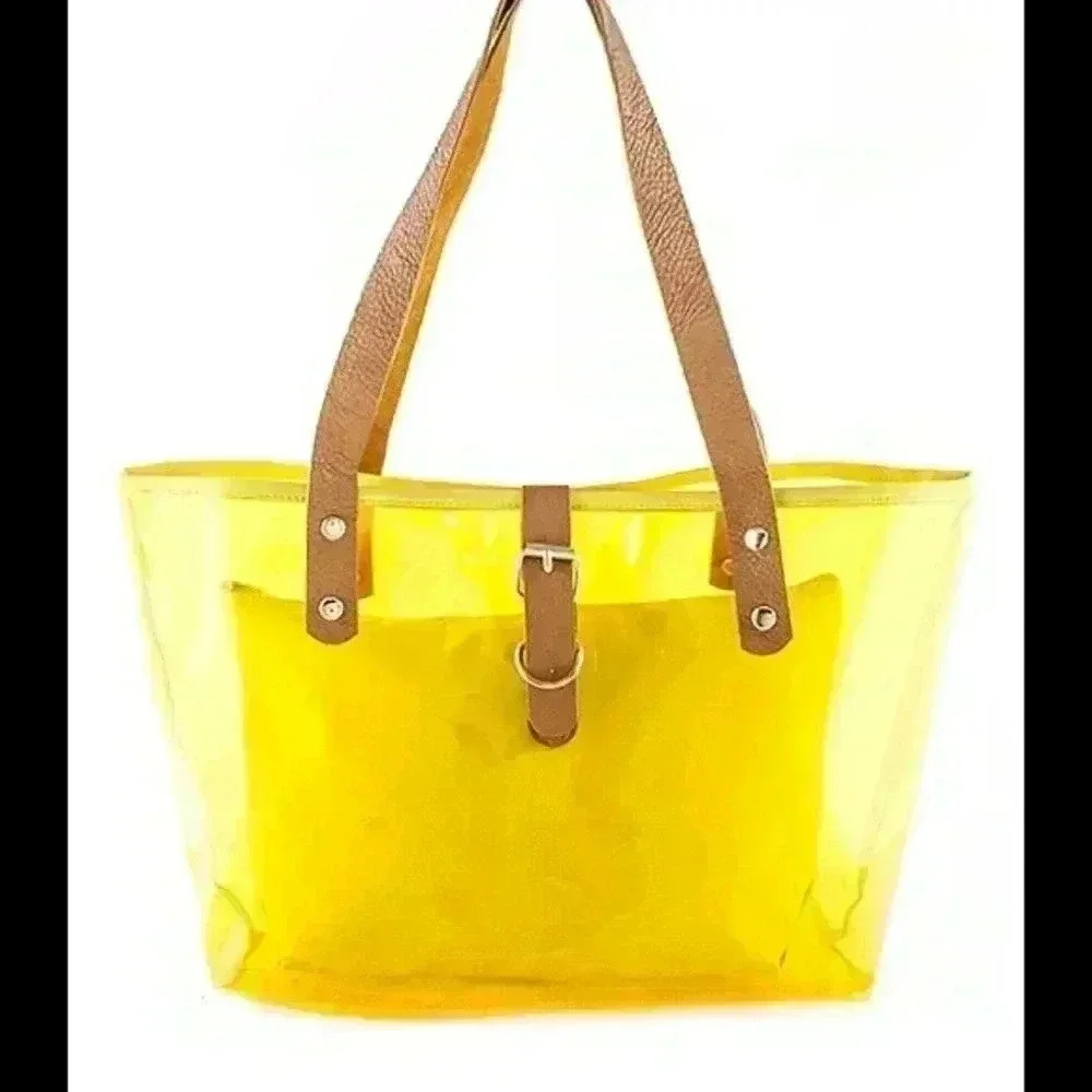 Clear bag with inner pouch